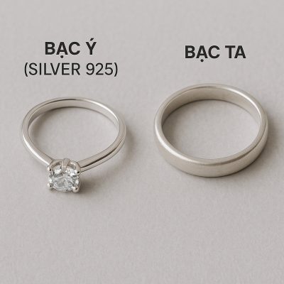 Nhẫn bạc thật giá bao nhiêu